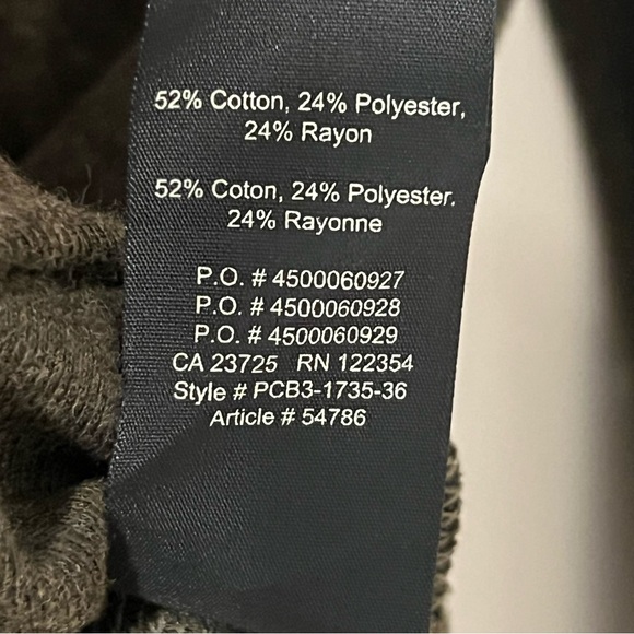 Aritzia Tna Alder Heather Olive Green Long Sleeve T Shirt S NWT - Picture 7 of 7